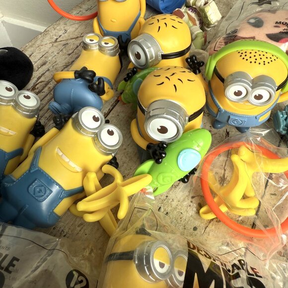 Minions Mcdonalds Toys Figures Figurines Cake Toppers Despicable Me Set Lot 10+ - Picture 3 of 5
